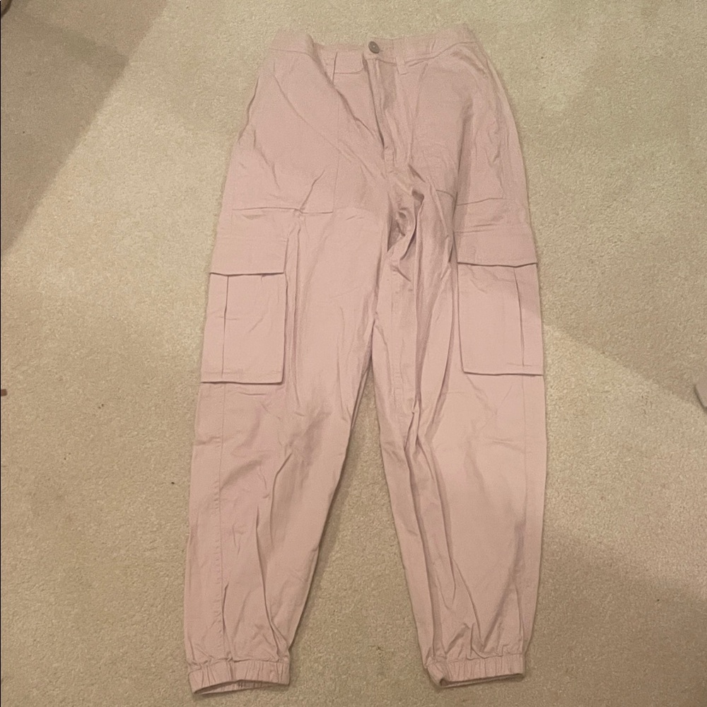 Women's Beige Cargo Pants